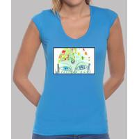 pierrot blue t shirt woman