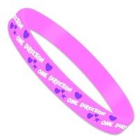 Pink One Direction Phase 5 Rubber Gummy Band