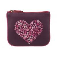 Pinky Printed Heart Coin Purse