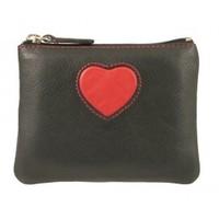 pinky heart coin purse