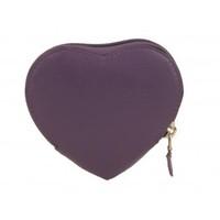 pinky heart shaped coin purse