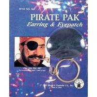 Pirate Earring and Eye Patch Pack