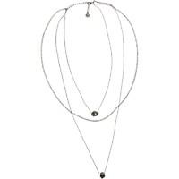 Pieces Womens Vilmo Necklace Silver