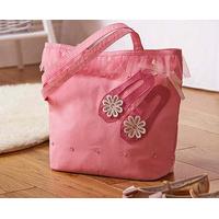 Pink Ballet Shoe Handbag, Cotton