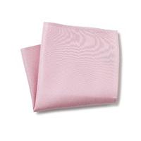 Pink Birdseye Textured Silk Pocket Square - Savile Row