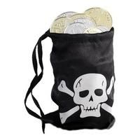 Pirate Coin Bag With Coins
