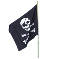 Pirate Flag on Stick