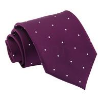 Pin Dot Purple Tie