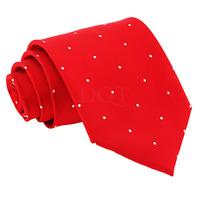 Pin Dot Red Tie