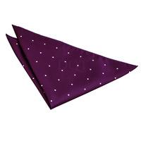 Pin Dot Purple Handkerchief / Pocket Square
