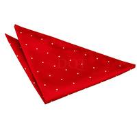 Pin Dot Dark Red Handkerchief / Pocket Square