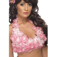 Pink Hawaiian Halterneck Top