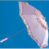 Pink Lace Fancy Dress Umbrella