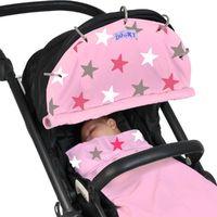 pink baby dooky shade design with pink stars