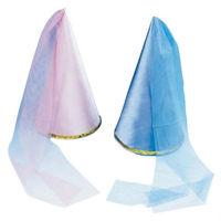 Pink/blue Fairy Hat With Veil