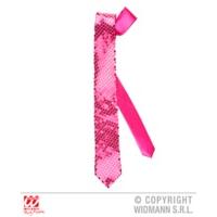 Pink Fancy Dress Sequinned Necktie