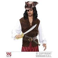 Pirate Shirts With Vest Costume For Buccaneer Fancy Dress