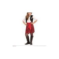Pirate Girl Costume 128cm For Fancy Dress