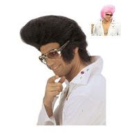 Pink Elvis The King Wig
