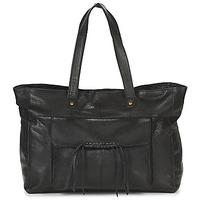pieces musta leather bag womens shoulder bag in black