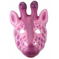 Pink Giraffe Foam Mask - One Size