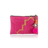 Pink Aztec Clutch Bag