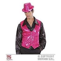 Pink Sequin Vest - Mens (xl)