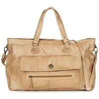 Pieces TOTALLY ROYAL LEATHER TRAVEL BAG women\'s Shoulder Bag in BEIGE