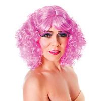 Pink Curly Nicki Wig