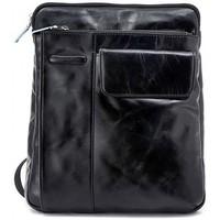 piquadro tracolla pelle nera mens pouch in multicolour