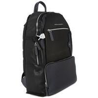 piquadro zaino pc black mens backpack in multicolour