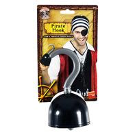 pirate hook black pvc