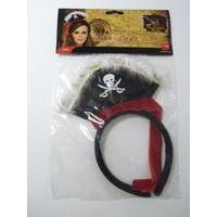 Pirate Headband With Mini Hat