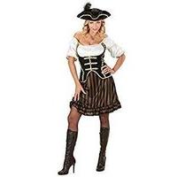 Pirate Captain Women\'s Costume Fantasy Film Fancy Dress (l)