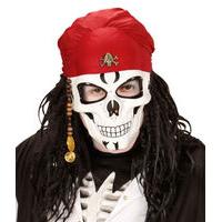 Pirate Skull Half Face Mask