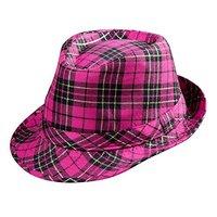 Pink Tartan Fedora