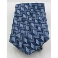 Pierre Cardin blue mix chevron patterned tie