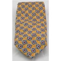 Pierre Cardin yellow, blue & red patterned silk tie