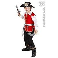 pirate captain costume 158cm coat wshirt pants belt hat