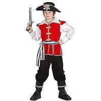 Pirate Captain Costume (140cm) (coat W/shirt Pants Belt Hat)