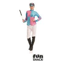 pink blue adults jockey costume