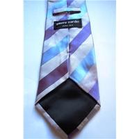Pierre Cardin Lilacs and Blue Luxury Silk Designer Tie