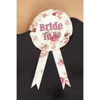 Pink Vintage Bride To Be Rosette