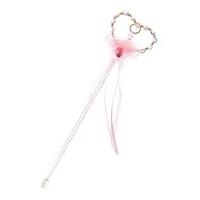 pink heart fancy dress wand