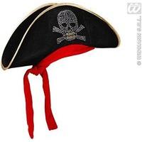 Pirate Velvet Withstudded Skull & Bandana Pirate Hats Caps & Headwear For Fancy