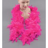 pink show girl feather boa