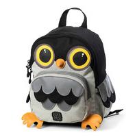 Pick & Pack-Backpacks - Backpack Owl Shape - Black