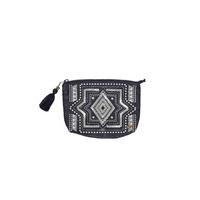 PilyQ Black Clutch Diamond Mini pouch