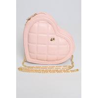 Pink Quilted Heart Bag