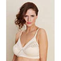 pink two pack criss cross non wired bras